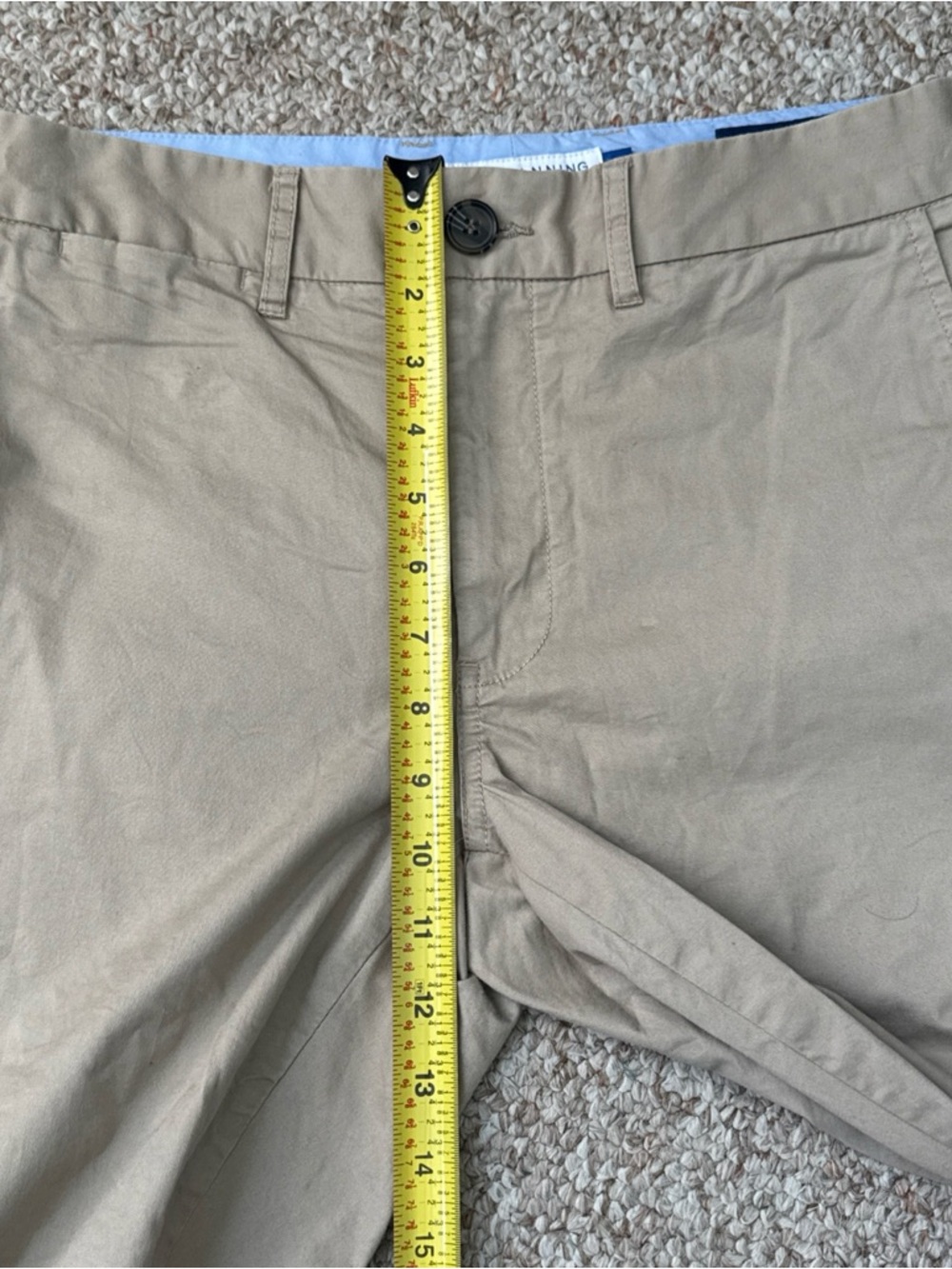 Peter Manning Men’s Lightweight Stretch Khaki Slim Chinos 31x26 - Picture 5 of 9